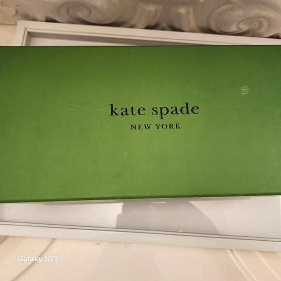 NIB Kate Spade Beige Woven Sandals - Picture 10 of 10